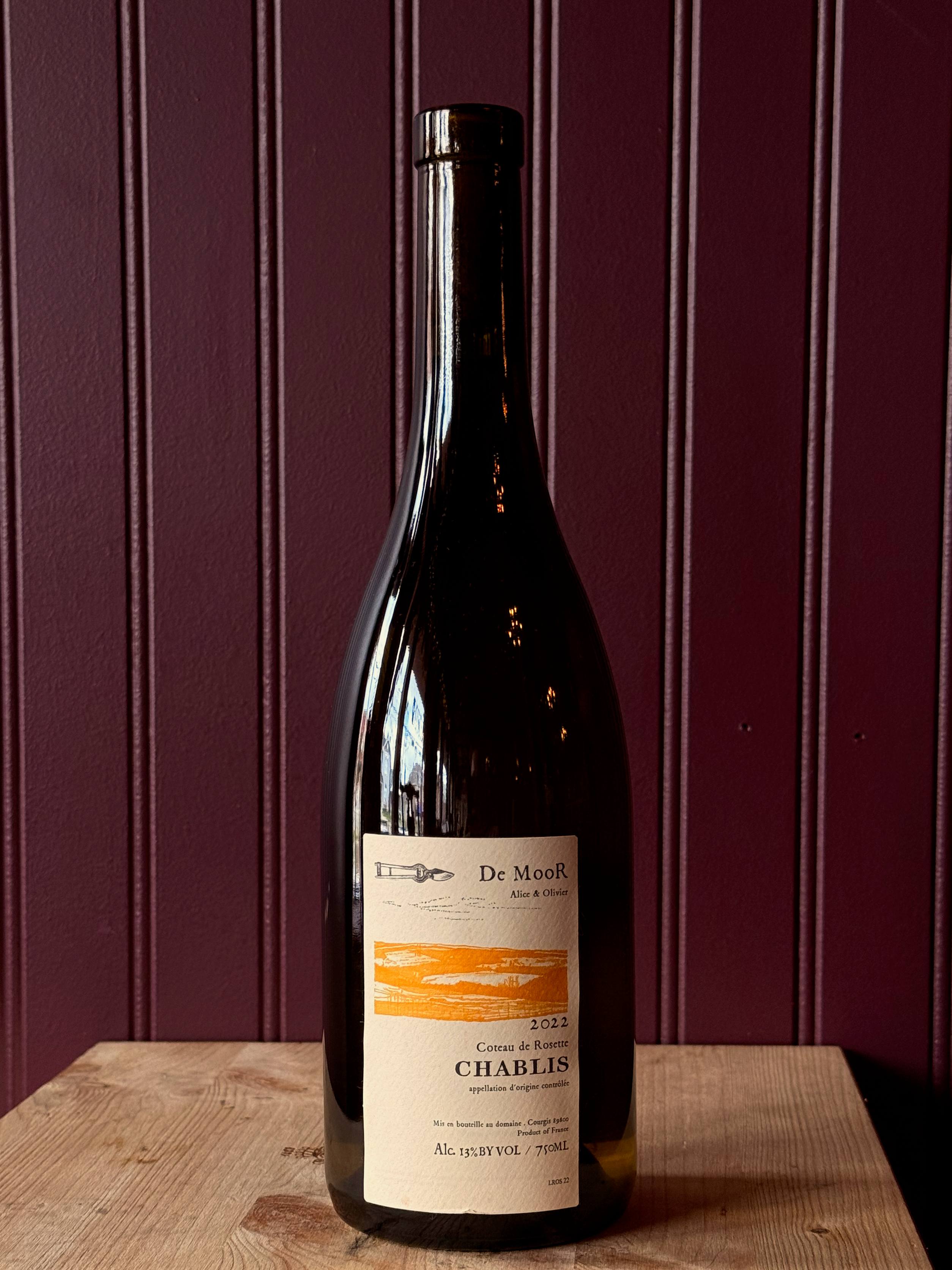 Alice & Olivier De Moor ‘Coteau de Rosette’ Chablis