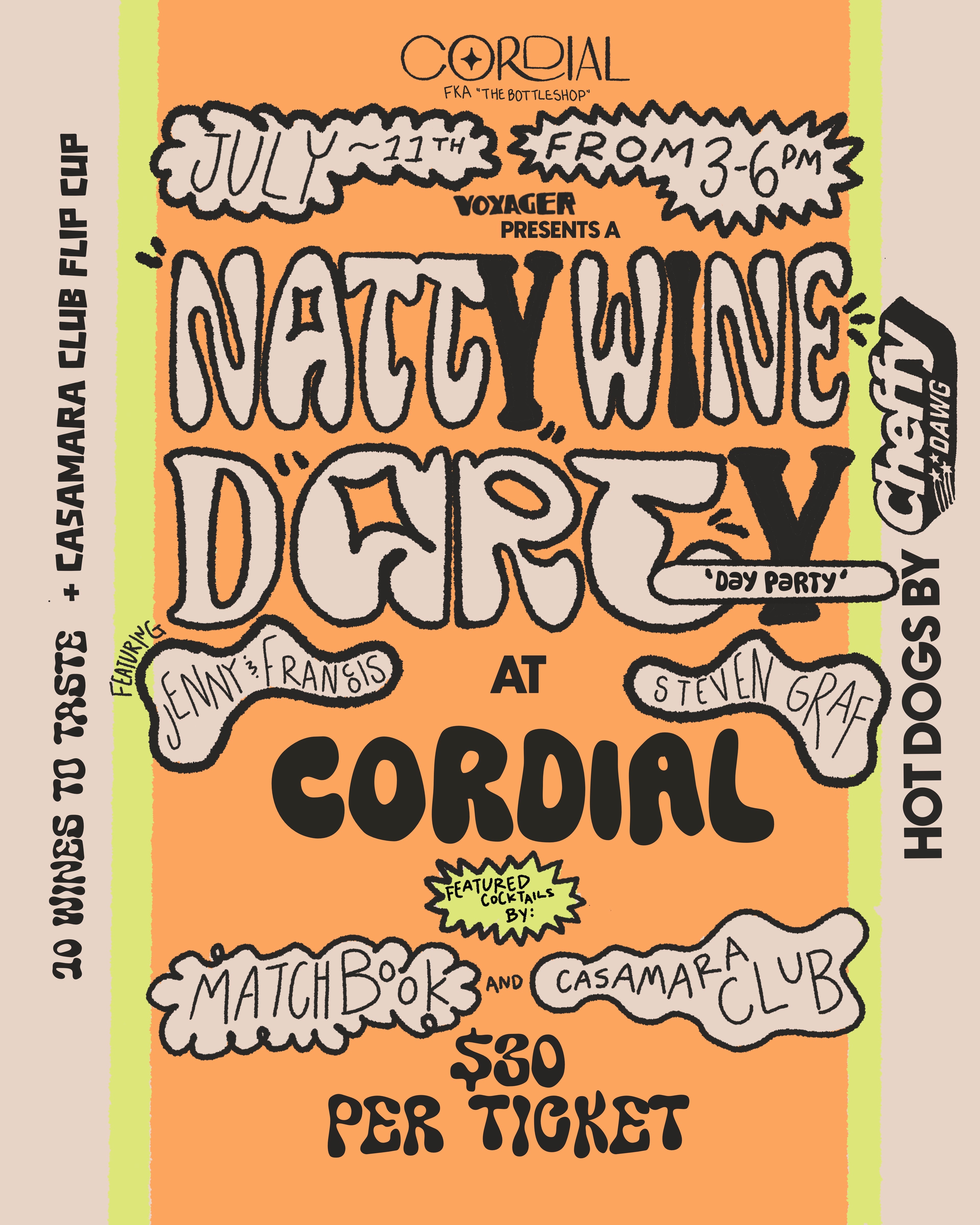 Cordial x Voyager: Natty Wine Darty